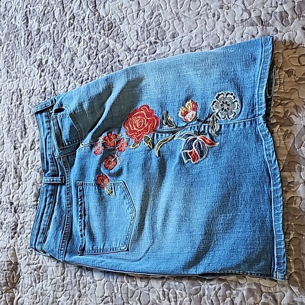 Womens Denim Skirt
